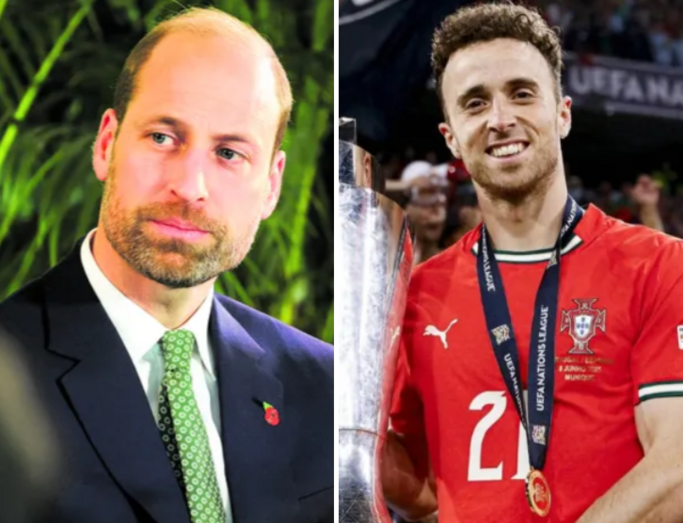 Príncipe William lamenta morte de Diogo Jota e envia condolências à família