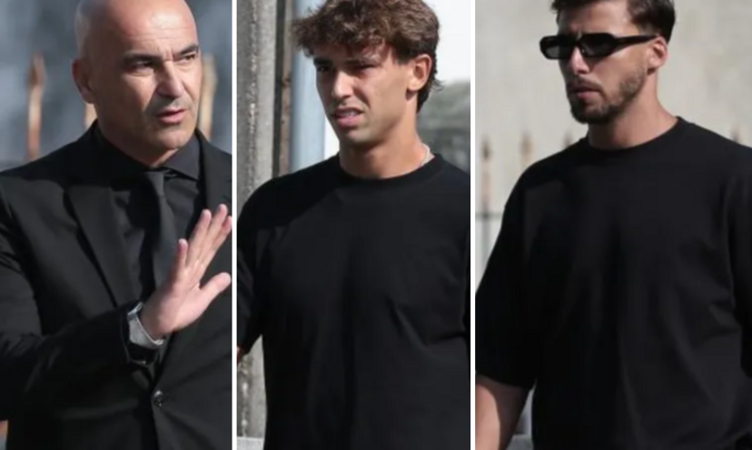 Personalidades do futebol marcam presença no funeral de Diogo Jota e André Silva em Gondomar