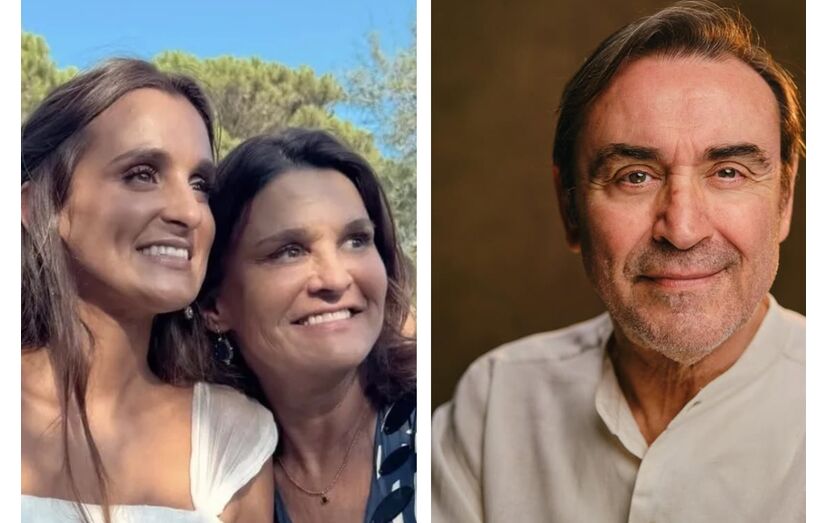 Rita Salema levou a filha, Francisca, ao altar, sem a presença do pai, Almeno Gonçalves
