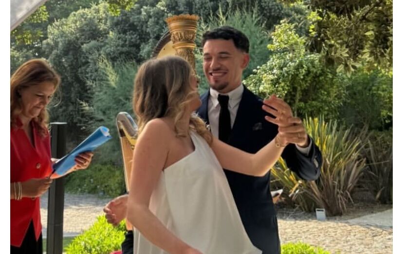 Pote casou-se com Bruna Rafaela, dias antes de ser pai pela primeira vez