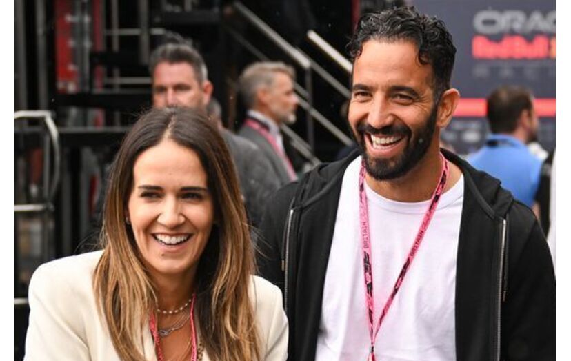 Ruben Amorim e a mulher Maria João Diogo