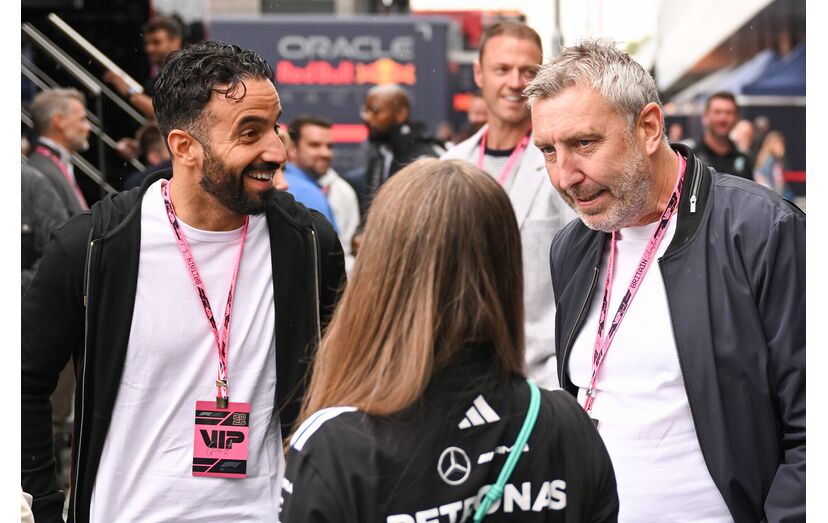 Ruben Amorim no Grande Prémio da Grã-Bretanha