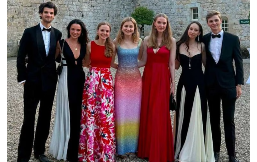 Elizabeth da Bélgica celebra aniversário de amigo em França