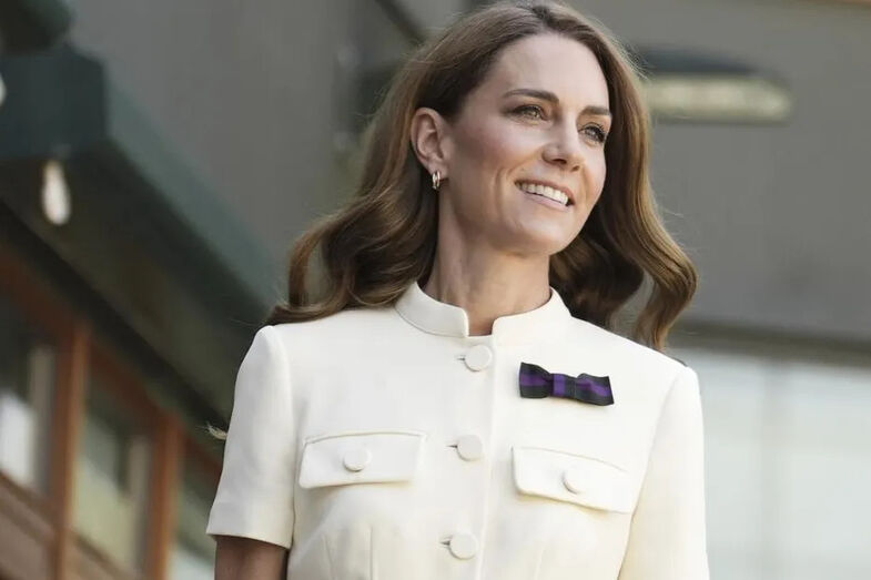 Kate Middleton no torneio de Wimbledon
