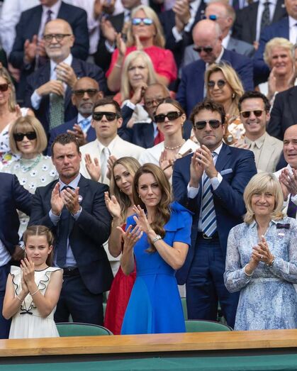 Kate e William com George e Charlotte