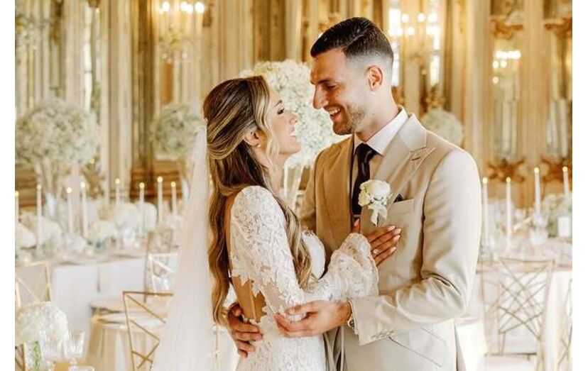Casamento de Diogo Dalot e Cláudia Pinto Lopes