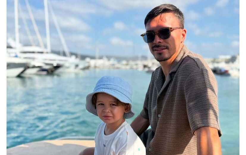 João Palhinha aproveita férias com o filho mais velho