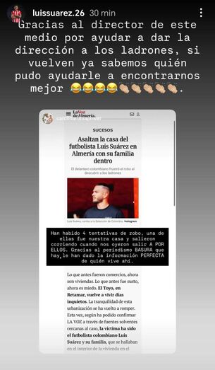 Avançado reagiu... com ironina nas redes sociais