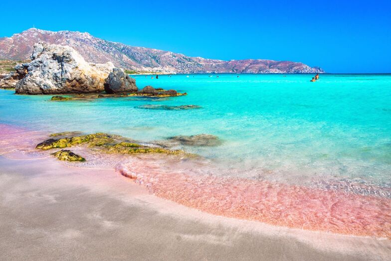 Praia de Elafonissi, Creta, Grécia