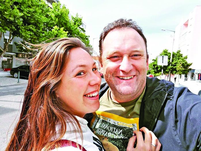 Joana e Eduardo Madeira  foram às urnas mas não sozinhos 
