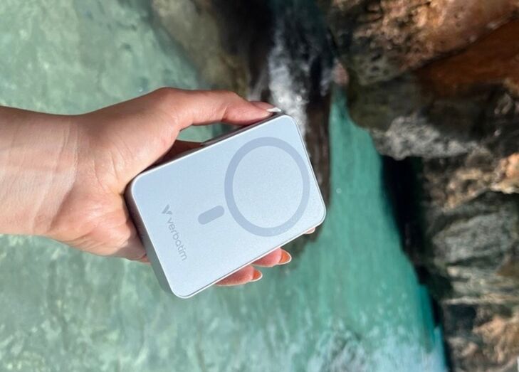 Power bank Verbatim magnética: acessórios essenciais para férias e viagens