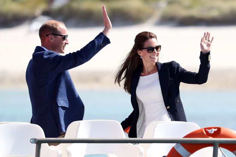 William e Kate Middleton de férias na Grécia num superiate de milhões