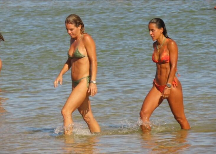 Pimpinha Jardim e Carolina Patrocínio aproveitam férias no Algarve