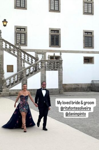 Rita Fontes de Oliveira e Dani Pinto casam no Norte de Portugal com luxo e glamour