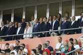 Homenagem a Diogo Jota e André Silva no Estádio do Algarve com a presença da família