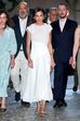 Letizia deslumbra com vestido branco no festival de cinema em Maiorca