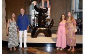 Família real espanhola visita exposição de Joan Miró em Palma de Maiorca