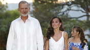 Rei Felipe VI, rainha Letizia e filhas em Palma de Maiorca 