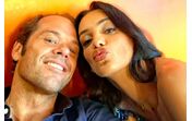 Luíza Abreu na corrida de João Moura Caetano, longe da família do namorado
