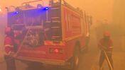 Bombeiros combatem incêndio em Oliveira do Hospital