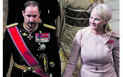 A princesa Mette-Marit e o marido, Haakon