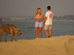 Cristina Ferreira e o namorado João Monteiro na Praia Verde, Algarve