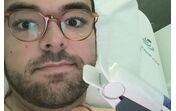 Rúben Pacheco Correia recupera após cirurgia para remover excesso de pele, consequência da perda de 84 quilos