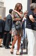 Bárbara Guimarães  no funeral de Teresa Caeiro