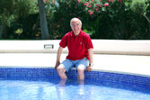 Luís Marques Mendes na casa de Vilamoura 