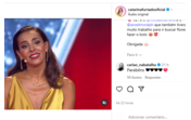 Carlão felicita Catarina Furtado. Flores e bolo foram dedicados