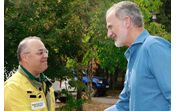 Felipe e Letizia visitam locais afetados pelos incêndios em Espanha, como Zamora e Leão