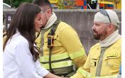 Rei e Rainha visitam zonas afetadas pelos incêndios em Leão e Zamora