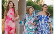 Rainha Sofia surge em Maiorca junto das netas 