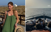 Helen esteve com as filhas na Ilha Deserta, no Algarve