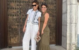 Robbie Williams e a mulher de férias com a princesa Eugenie na Comporta