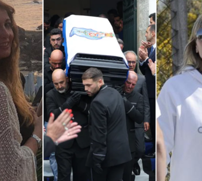 No final, Jorge Costa teve o perdão da mãe dos filhos. As lágrimas da 'ex' e da atual no último adeus ao 'capitão'