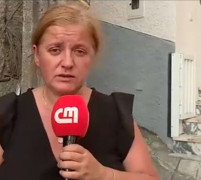 Jornalista Tânia Laranjo obrigada a abrigar-se em casa de populares em Gramaça, durante incêndio