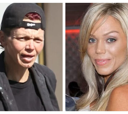 Da glória à ruína! Ex-mulher de estrela da série 'Baywatch' anda ao lixo e não tem um teto para dormir