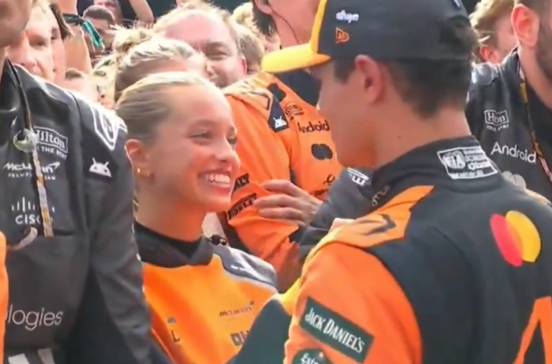 De volta a Lisboa e depois das imagens apaixonadas com Lando Norris, Magui Corceiro assume, orgulhosa: 'Estou muito feliz'