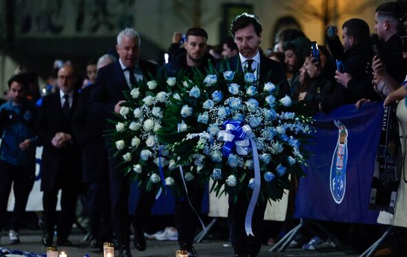 Jorge Costa no funeral de Pinto da Costa