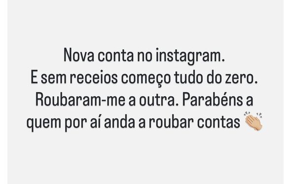 Conta de Instagram é roubada, e Fanny começa nova conta