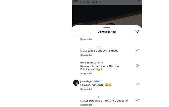 João Reis felicita Catarina Furtado