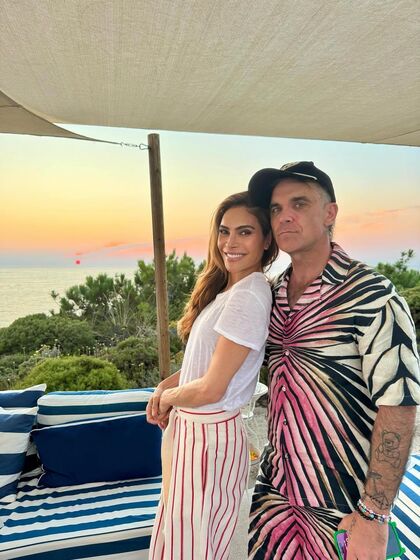 Ayda Field Williams e Robbie Williams