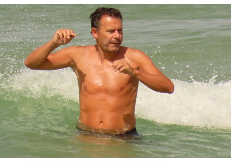 Luís Montenegro no mar algarvio