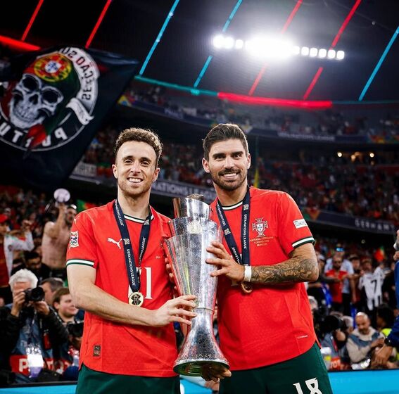 Ruben Neves e Diogo Jota na Seleção