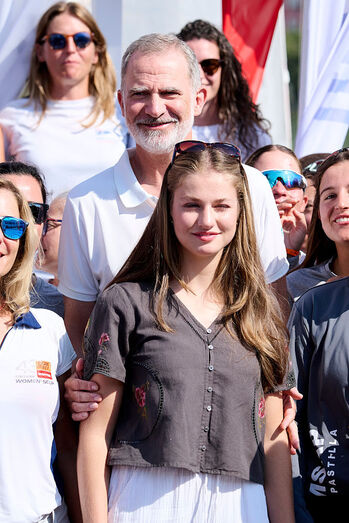 Rei Felipe VI e princesa Leonor