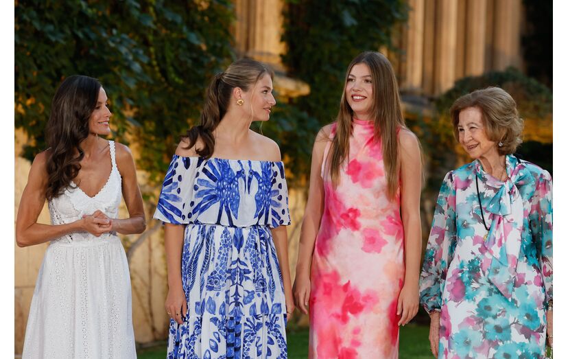 Rainha Sofia em Maiorca com a família real para compromissos oficiais