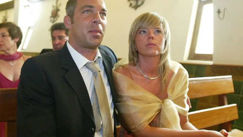 Jorge Costa com a mãe dos filhos