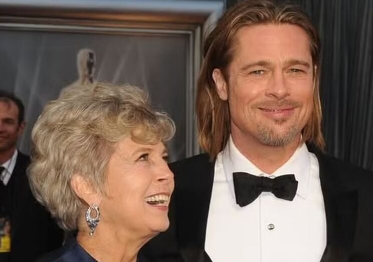 Brad Pitt chora a morte da mãe, Jane Etta Pitt, que faleceu aos 84 anos