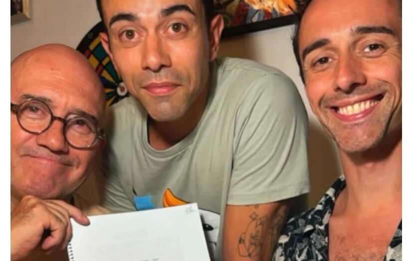 José Raposo colabora em projeto com os filhos Miguel e Ricardo
